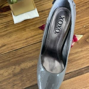 Gray (XOXO Brand) 5” heels shoes, Worn once